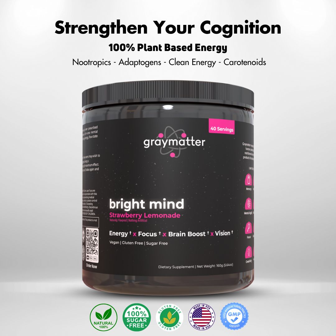 Bright Mind Nootropic Drink Mix for ADHD