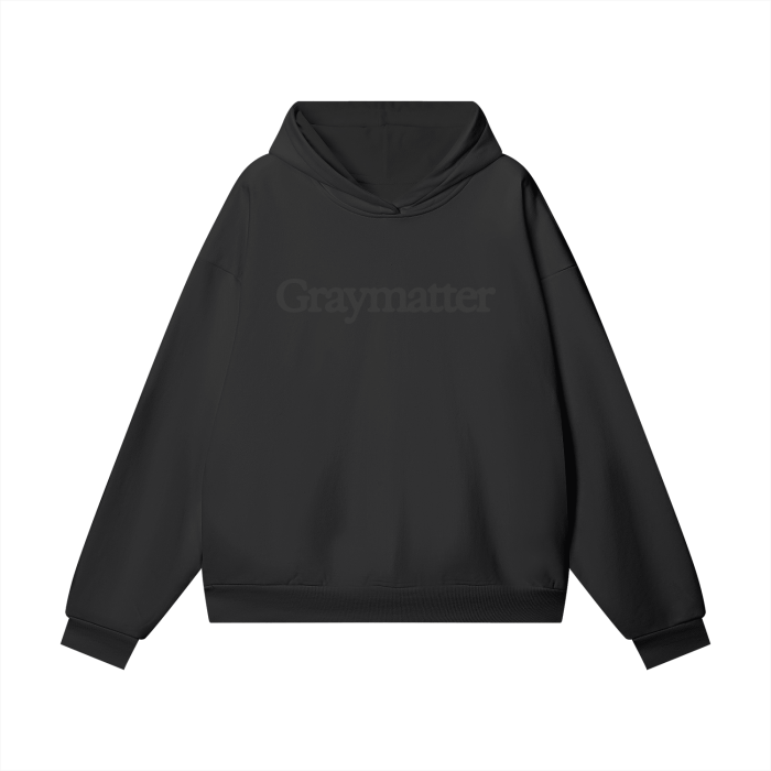 graymatter hoodie small logo