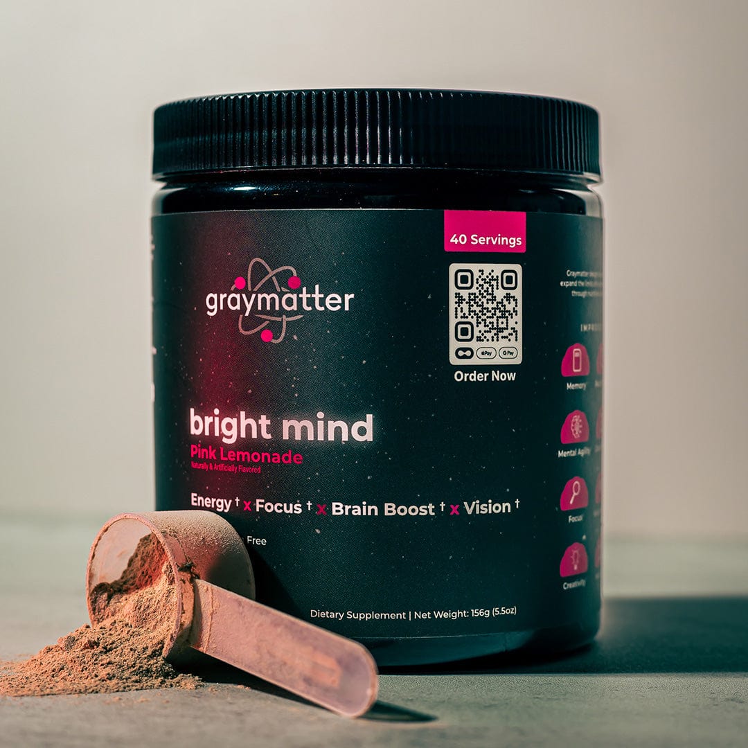 Graymatter Labs Boost Office Productivity with Graymatter's Nootropic & Adaptogen Energy Stack Bright Mind Nootropics and adaptogens
